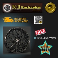 1PC NEW K-II RACINGLINE SPORT RIM 682 B 16 INCH WHEEL LIVINA X-GEAR WAJA PERDANA IRIZ GEN2 ONLINE DE