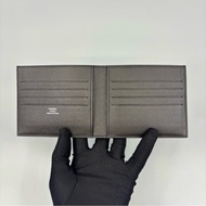 Hermes 愛馬仕 MC2 系列 黑灰色牛皮短夾男夾 雙折錢包皮夾 A刻 99新 近全新