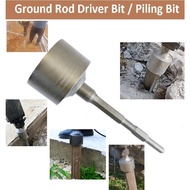 PilingBit88 Ground Rod Driver Earth Hammer Ground Rod Driver Bit Electri Pick Lightning Protection C