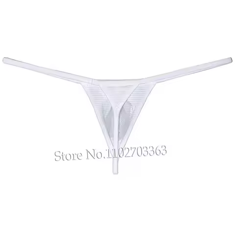 Men's Thong Underwear Solid Men G-String Micro Bikini Breathable Tangas Comfort Fit Micro Briefs All