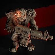 Orc Warhammer 3D Printing White Model War Chess Board Game 92K5