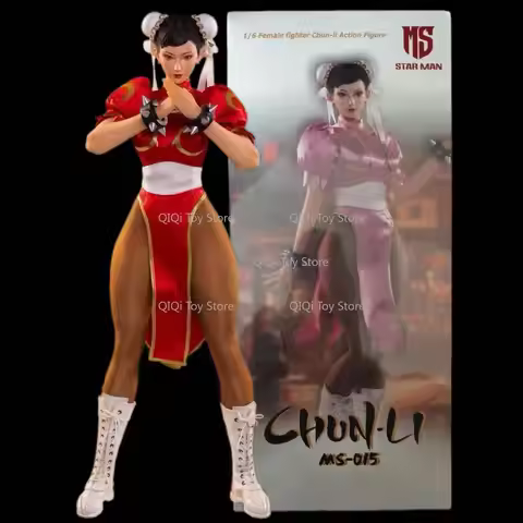 Spot STAR MAN: 1/6 Female Fighter Chunli Star Comics Product number: MS-015ABC glue-wraped female so