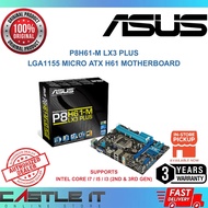 Asus P8H61-M LX3 Plus LGA1155 Micro ATX H61 Motherboard 2nd 3rd Gen Support