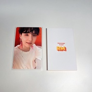 Offical BTS Butter Album Suga Photocard &amp; RM Messages Card