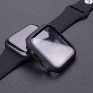 Case+Tempered Glass For Apple Watch 44mm 40mm Series 5 4 3 2 1 Screen Protector cover Bumper case fo