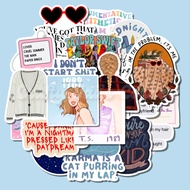 Taylor Swift Stickers 3 | Midnights 1989 Kindle Decor Waterproof Holographic Glitter Vinyl Decal