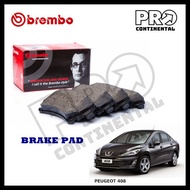 GENUINE BREMBO PEUGEOT 408 1.6/2.0 FRONT REAR BRAKE PAD