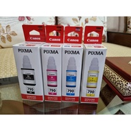 Canon Cartridge GI-790 (Genuine) 790 GI-790BK Black , GI-790C Cyan , GI-790M Magenta , GI-790Y Yello