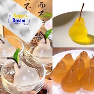 <Dream-t> 8 Cavity Pear Shape 3D Silicone Cake Baking Mold For Mousse Truffle Brownies Pan Molds Sil