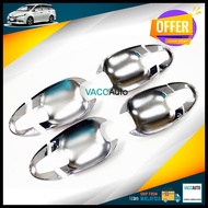 Toyota Wish 2009 - 2024 Outer Handle Chrome Wish ZGE20 Door Handle Bowl Chrome Car Accessories Vacc 
