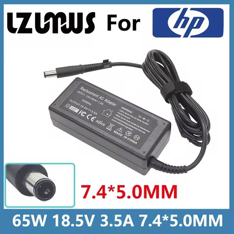 18.5V 3.5A 65W 7.4*5.0MM With Pin Laptop Adapter Charger For HP Compaq Pavilion G6 DV4 DV5 DV6 DV7 G