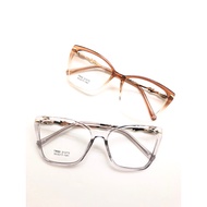 Cat eye Glasses Large Face 21273 Grey DRN