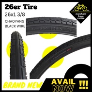 26er tire 26x1 3/8 Japanese Bike Chaoyang City Black Wire Tires Bike Tires Fast Rolling