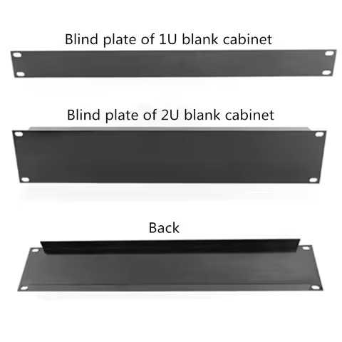 1U 19" cabinet Rack Mount Standard 19-inch19 Inches cabinet black 1U/2U Backplane Blind Board for 1U