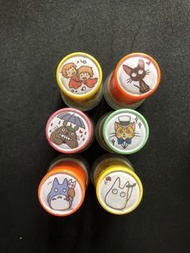 宮崎駿 動畫 印章 龍貓  魔女宅急便 貓の報恩 崖上的波兒 吉卜力工作室 卡通 印章套裝