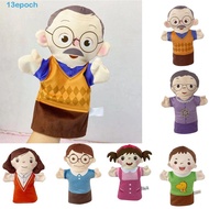 EPOCH Children's Hand Puppet, Parent-Child Plush Family Member Puppet, Interactive Daughter Grandpar