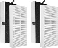 Gazeer 4 Pack True HEPA Filter Replacement for Honeywell U Filter (HRF201B) fit Honeywell HHT270W, HHT290 Series Air Cleaner,and Compatible with Febreze FRF102B Air Purifier Filters