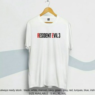 kaos distro resident evil 3 / baju game resident evil 3