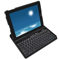 83 Keys Detachable Wireless Bluetooth Keyboard with Durable Cover for iPad2-Black