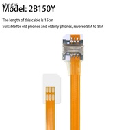 shngki 2FF SIM Standard Positive Reverse Extension Cord Mobile Phone Signal Extension Cord SIM Card 