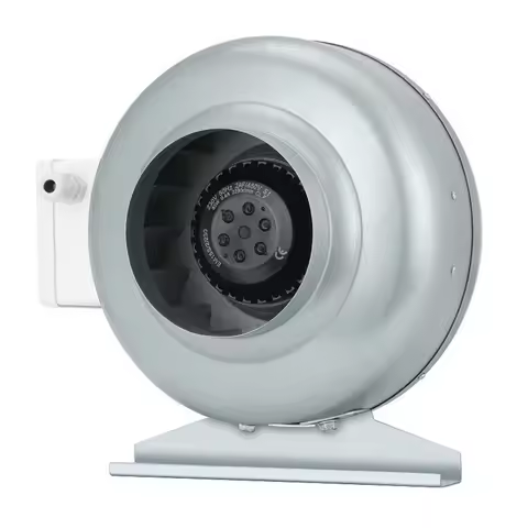 Factory customized pipeline fan powerful industrial circular booster fan diagonal flow exhaust fan v