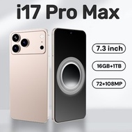 2025 New I17 ProMax Smartphone 7.3-inch HD Screen 16GB+1TB 5G Global Edition