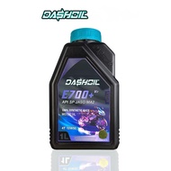 DashOil Ester+ E700+ 4T 15w50 1L Fully Synthetic SN Motorcycle Engine Oil Minyak Hitam Pelincir Moto
