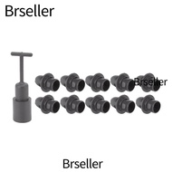 BRSELLER 10PCS E14 Lamp Holder, E14 Black E14 Light Socket, Durable ABS White E14 Lamp Socket DIY As