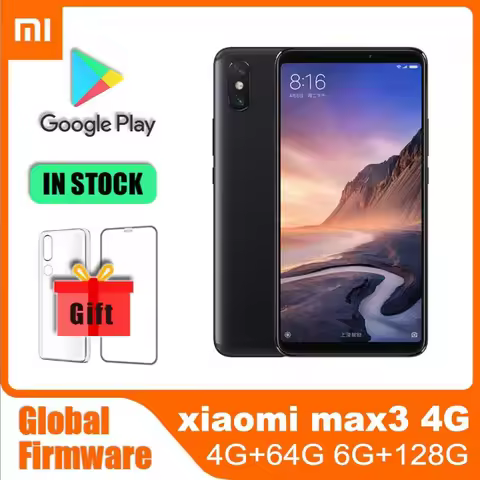 Global rom redmi Xiaomi mi Max 3 6G 128Gsmartphone Cellphones Qualcomm Snapdragon 636 android snapdr
