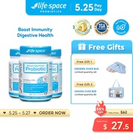 【Official】Life Space Probiotic Adult Broad Spectrum Supplement 60 Capsules Promotes Intestinal Health Boosts Immunity Ship From HK Free Gift 成人广谱益生菌补充剂 促进肠道健康 提升免疫力 LifeSpace Lactobacillus