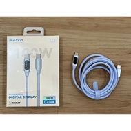 Maxco Silicone Cable MS06CC TYPE C TO TYPE C / cable hp type c TO type c 100w