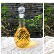 CROSS ROUND GLASS WINE BOTTLE 750ML