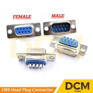 DB9 DB 9 Male Connector Female Socket Adapter RS232 Serial Port
