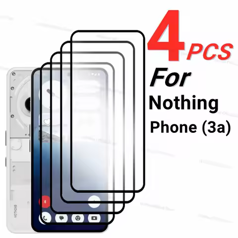 2/4PCS Tempered Glass For Nothing Phone 3a Screen Protector Nothing Phone 3a Full Glue Glass Protect