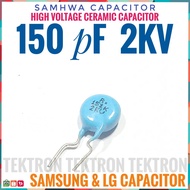 Samhwa 150pF 2KV Ceramic Capacitor 151 2000V High Voltage Ceramic 150p