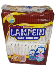 Twins LAMPEIN Baby Comfort (1 pack of XXL - 26 pieces Lampein) - for over 15 kilograms kids
