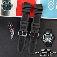 Suitable for Casio Strap SGW-500H 400 300 AE-1200 1,000W MRW-200 Accessories 18mm