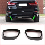 Xuming สแตนเลสสำหรับ BMW X5 F15 2014-2018F16 X6 2015-2018รถหางท่อไอเสียไอเสียท่อเอาท์พุทปกชิ้นส่วน (
