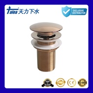 Talea Bronze Pop-Up Drain – Dia. 66mm Washbasin Assembly with G1-1/4" Waste (XJ413C003)