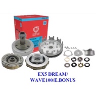 EX5/DREAM/WAVE100/BONUS/WAVE110 DX/WAVE110 ALPHA/DASH 2/DREAM110/DREAM110 FI WAVE125 AUTO CLUTCH COM