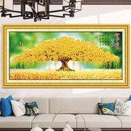 5d Diamond Painting Full New Style Living Room Rich Auspicious Money Tree Landscape Dot Cros