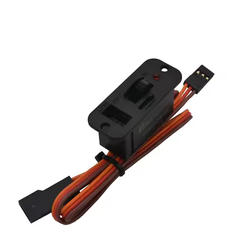 RCEXL Big Power TOC Switch Futaba Plug / High Current (With LED Power Indicator) for Receiver ESC Li