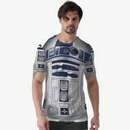 Star Wars R2-D2 R2D2 Robot T-shirt Fullprint Polyester Jersey Material [PO 3 Days]