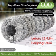 Pagar Cyclone  50meter 4/5Kaki Pagar Kambing Cyclone Fence Galvanised Pagar Cyclone Pagar Lembu