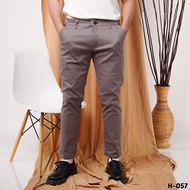 Kemejalaku Chino Material Men Tailor Chino Dark Gray Pants H-057