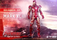 hottoys 復仇者聯盟 IRONMAN  MMS278鐵甲奇俠 MARK 43 再版  REISSUE