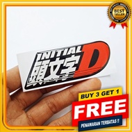 INITIAL D EMBLEM FLEXIBLE RAISED RESIN STICKER CAR ACCESSORIES CAR STICKER