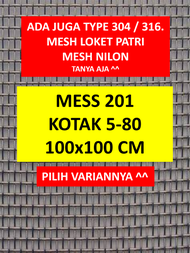 Wire Mesh Stainless - 201 - 100x100 cm - Wiremesh - Kawat Saringan - Kawat Ayakan