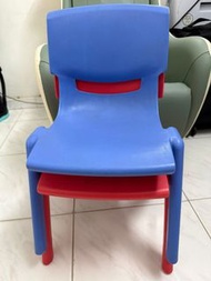 兒童塑膠椅 紅色藍色