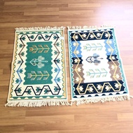 Home Decoration Turkish Bazaar Reversible Rug Bohemian - Styled Kilim Rugs - 60CM X 90CM Karpet